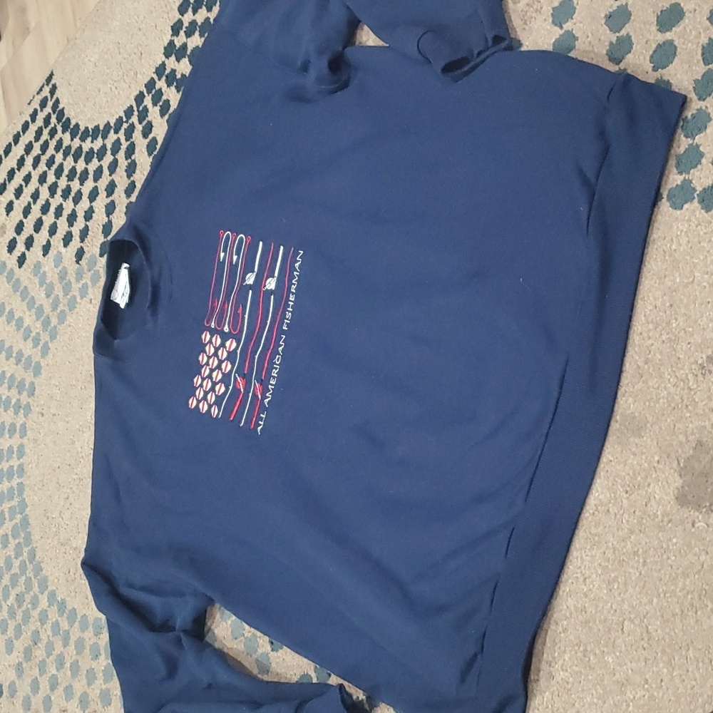 Men's XL me & C sport All American fishing sweatshirt